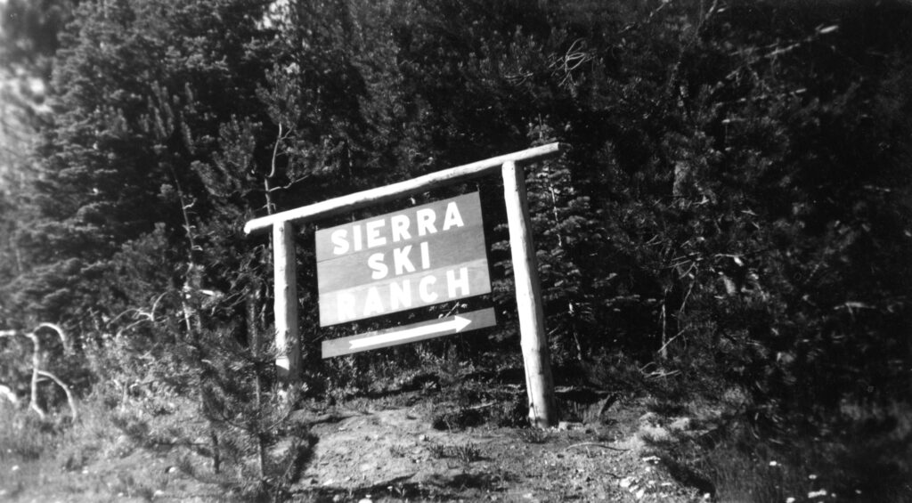 Sierra Ski Ranch Sign